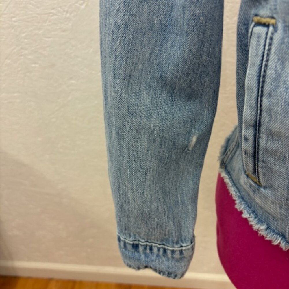 Lucky Brand Tomboy Trucker Jean Jacket, Small Petite - Picture 4 of 7